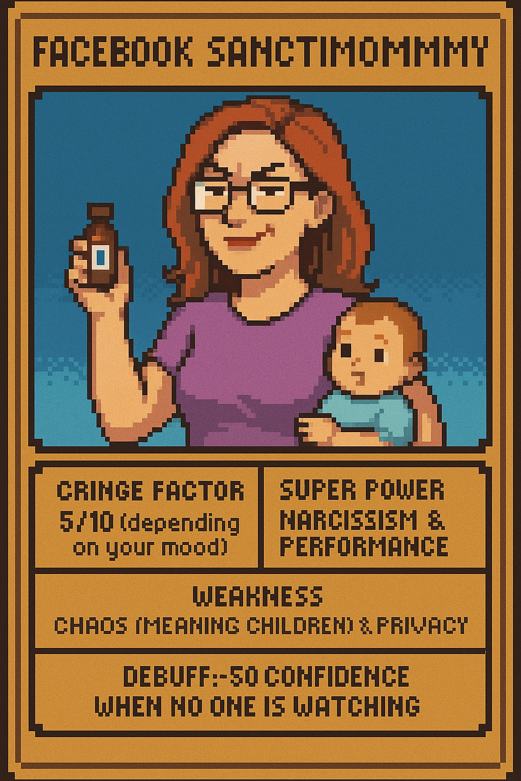 Facebook Sanctimommy Game Card