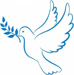 Dove with olive branch